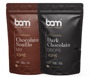 soufflé de chocolate