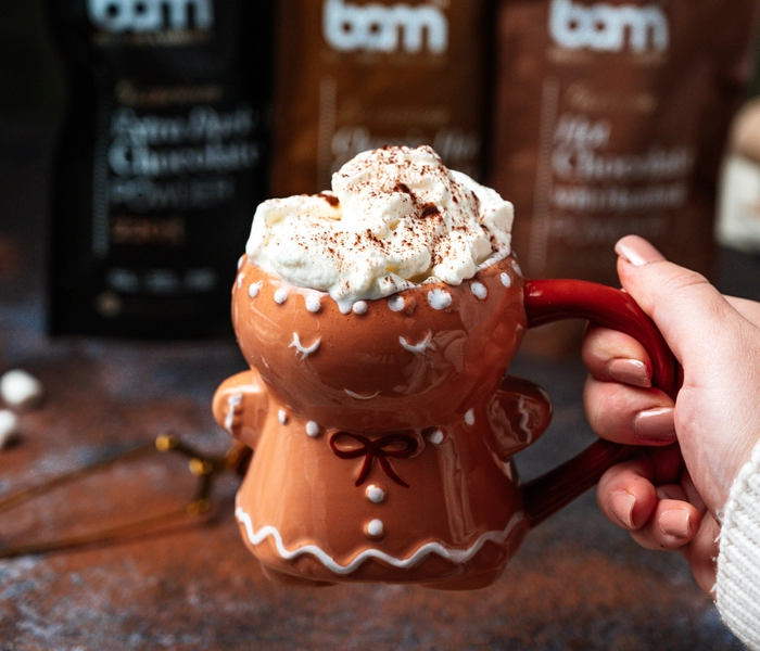 chocolate caliente con nata